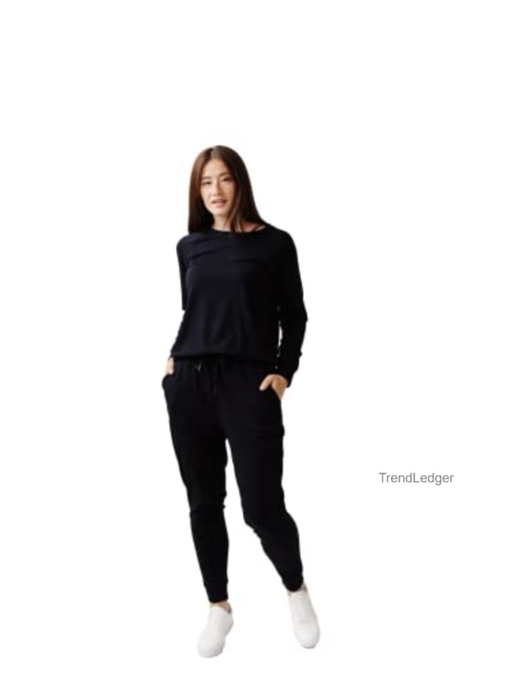 Cozy Earth Women's Jogger Pants Viscose from Bamboo Blend, Mid Rise, Tapered Leg